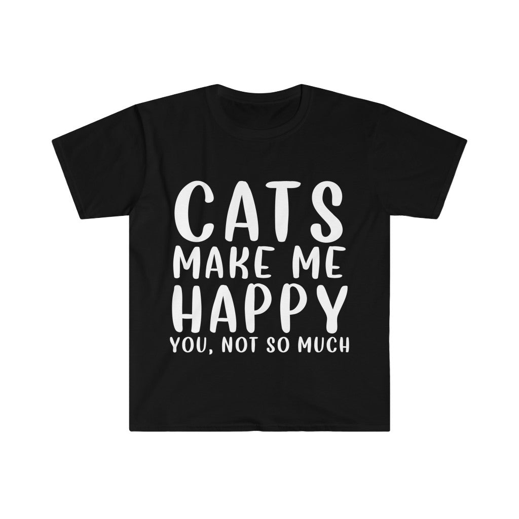 Cats Make Me Happy T-Shirt Cats Make Me Happy T-Shirt