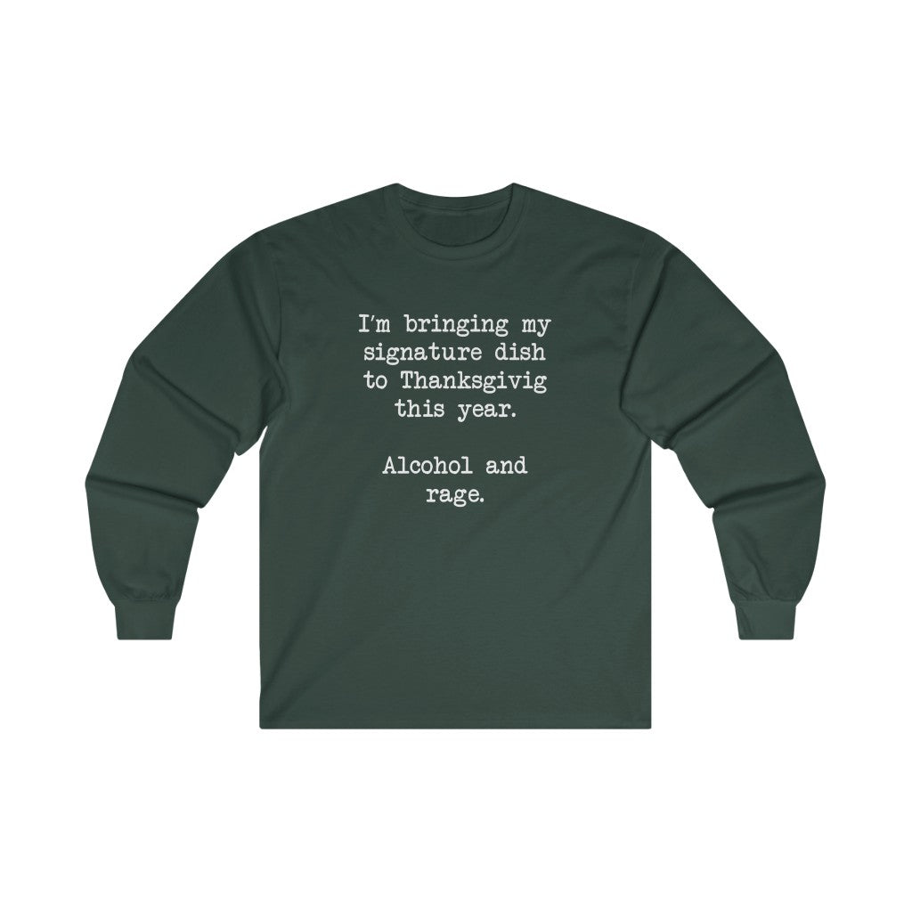 Signature Dish Long Sleeve Tee Signature Dish Long Sleeve Tee