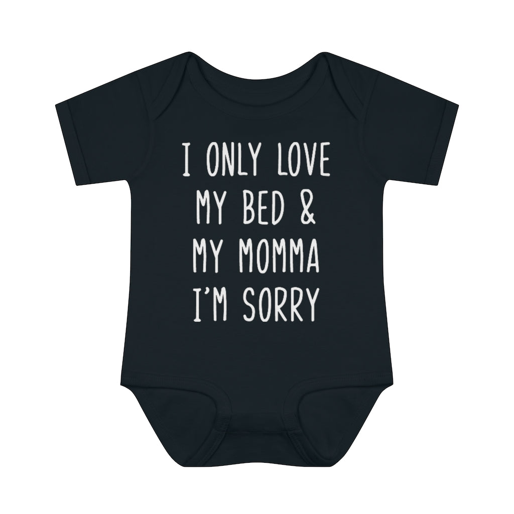 My Bed And My Mama Infant Onesie My Bed And My Mama Infant Onesie