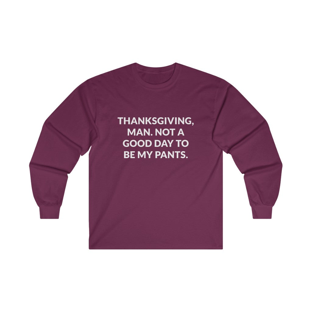 Thanksgiving, Man Long Sleeve Tee Thanksgiving, Man Long Sleeve Tee
