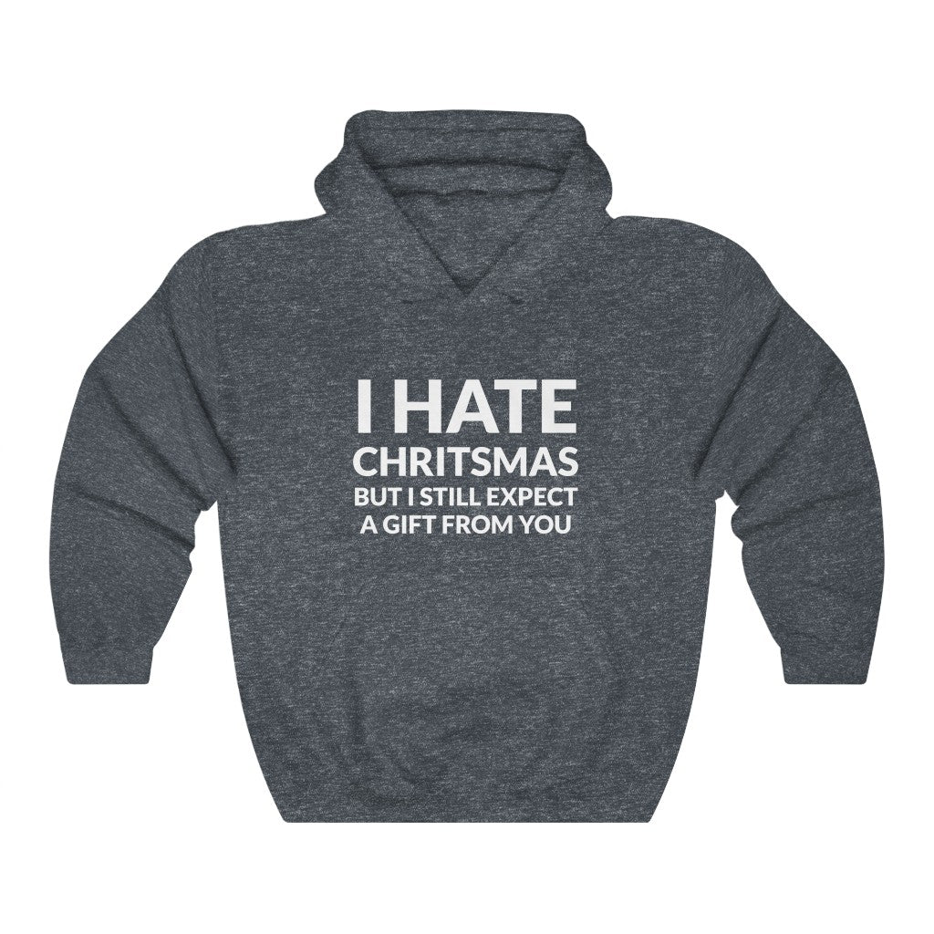 I Hate Christmas Hooded Sweatshirt I Hate Christmas Hooded Sweatshirt