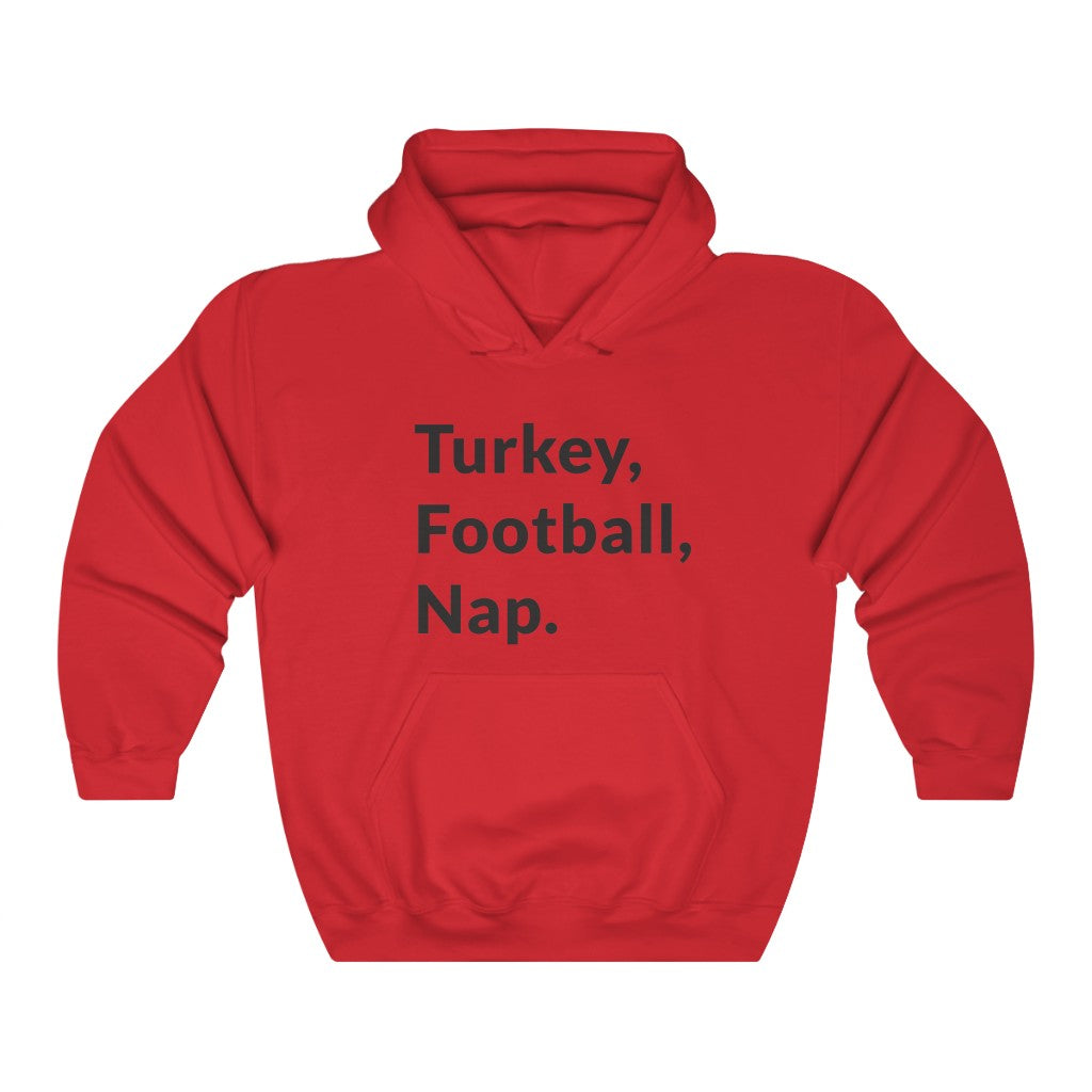 Turkey, Football, Nap Hooded Sweatshirt Turkey, Football, Nap Hooded Sweatshirt