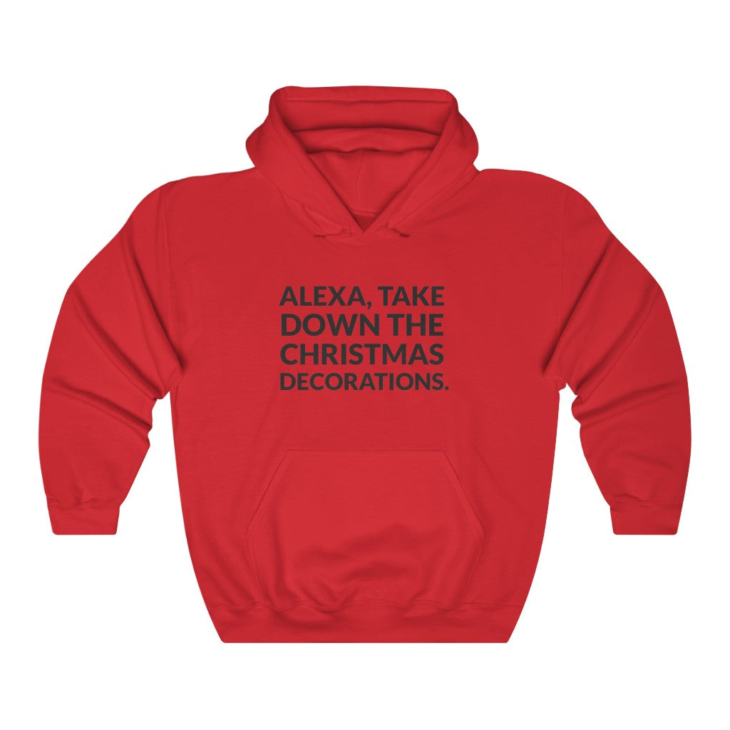Alexa, The Christmas Decorations Hooded Sweatshirt Alexa, The Christmas Decorations Hooded Sweatshirt