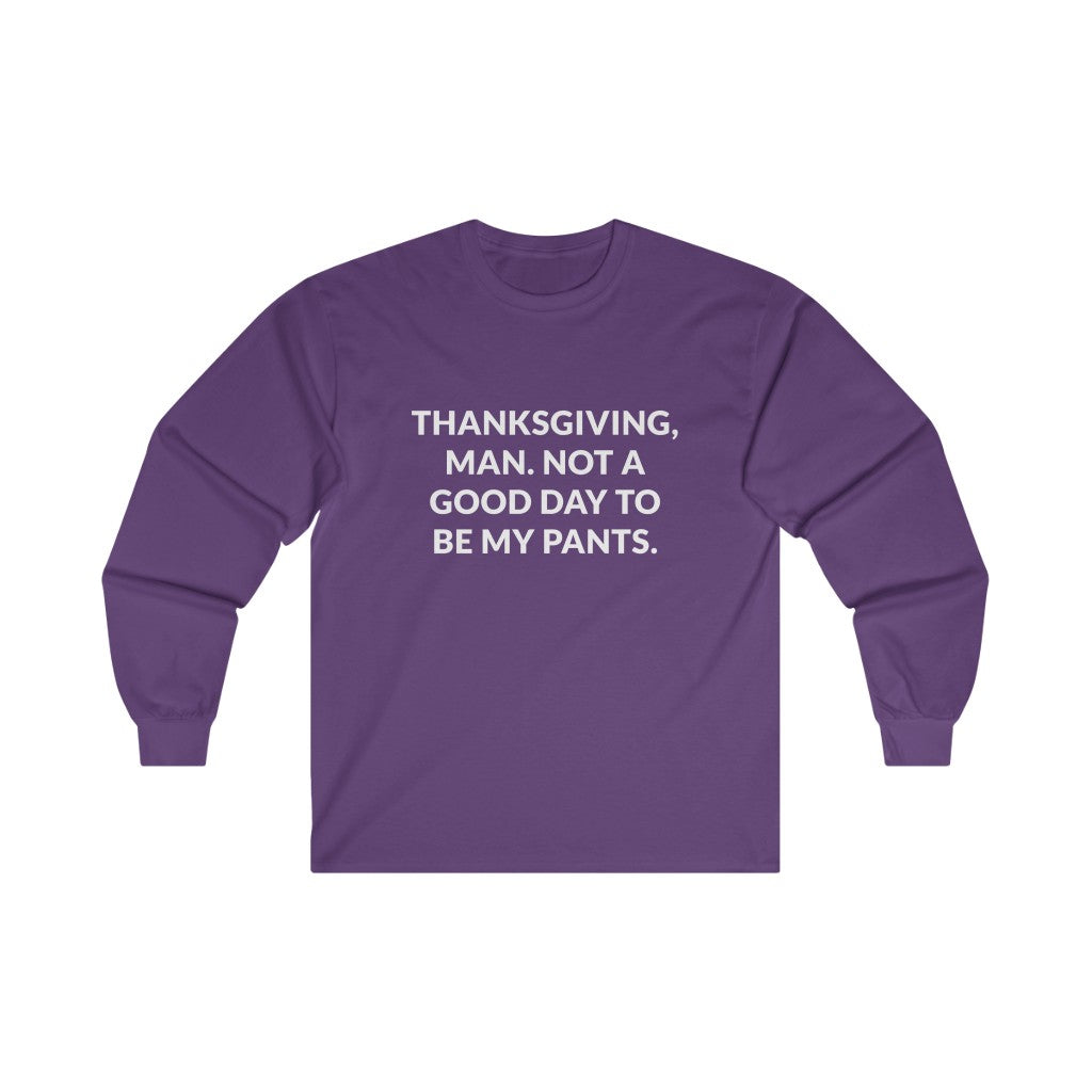 Thanksgiving, Man Long Sleeve Tee Thanksgiving, Man Long Sleeve Tee