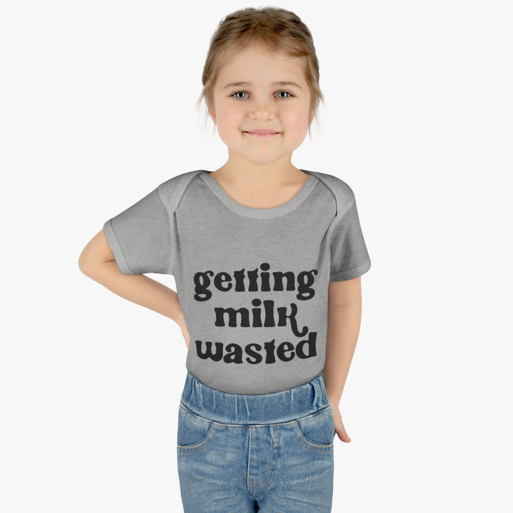 Getting Milk Wasted Infant Onesie Getting Milk Wasted Infant Onesie
