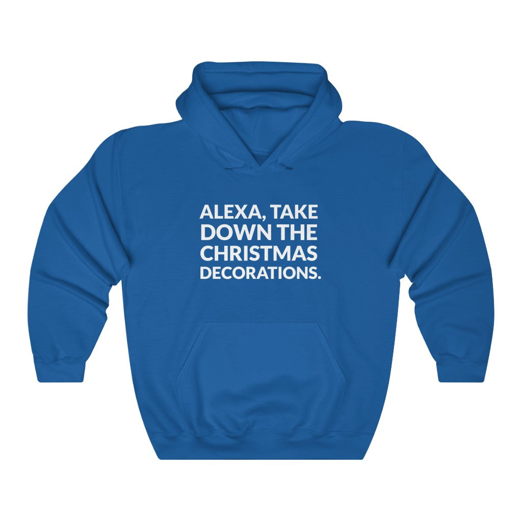 Alexa, The Christmas Decorations Hooded Sweatshirt Alexa, The Christmas Decorations Hooded Sweatshirt