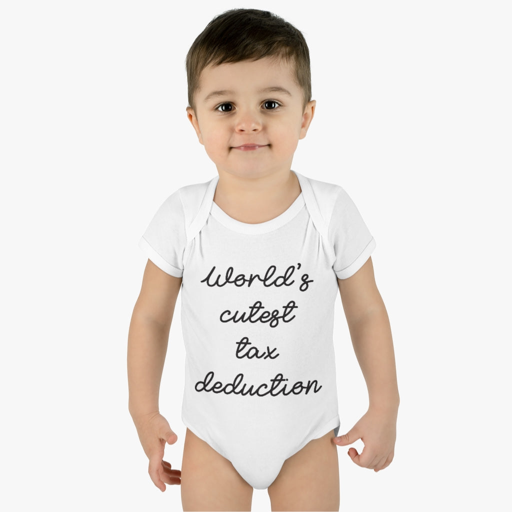 Cute Tax Deduction Infant Onesie Cute Tax Deduction Infant Onesie