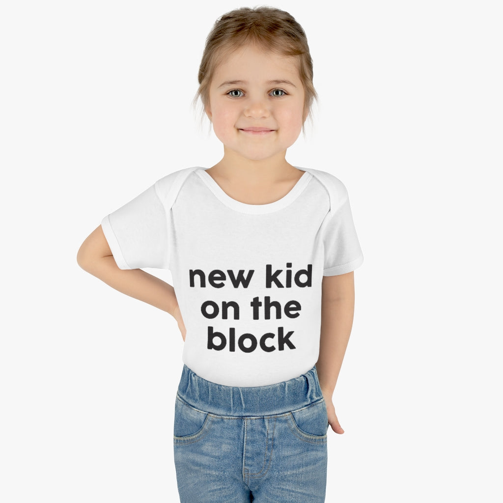 New Kid On The Block Infant Onesie New Kid On The Block Infant Onesie