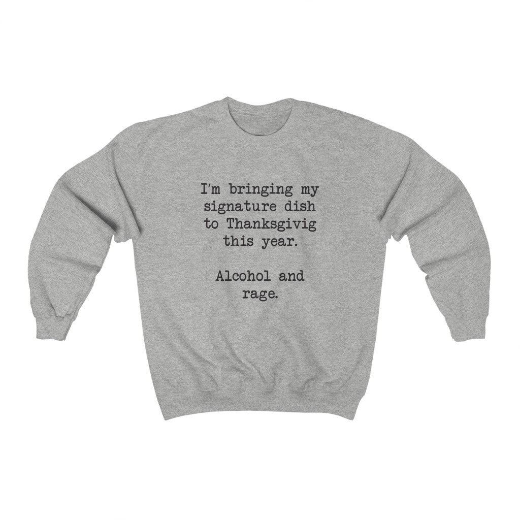 Signature Dish Crewneck Sweatshirt Signature Dish Crewneck Sweatshirt