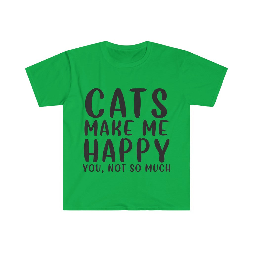 Cats Make Me Happy T-Shirt Cats Make Me Happy T-Shirt