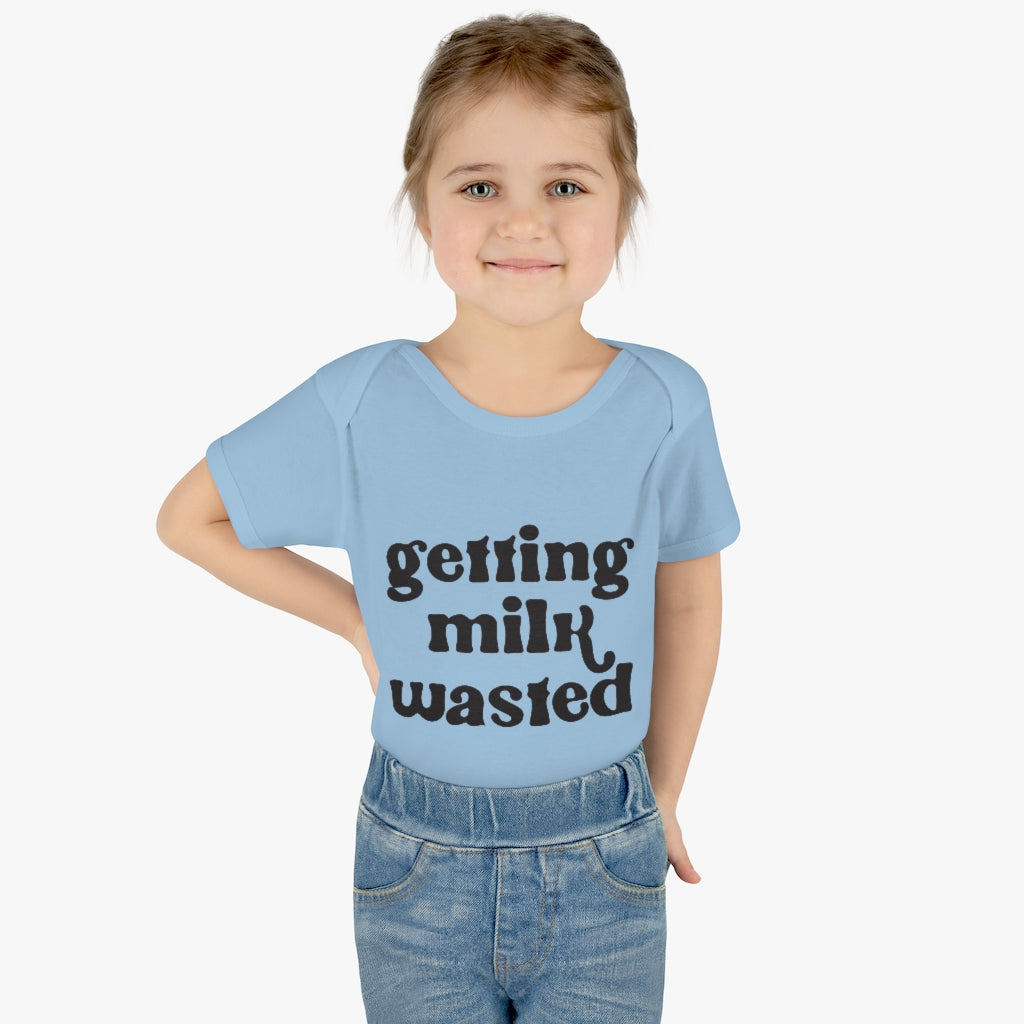 Getting Milk Wasted Infant Onesie Getting Milk Wasted Infant Onesie