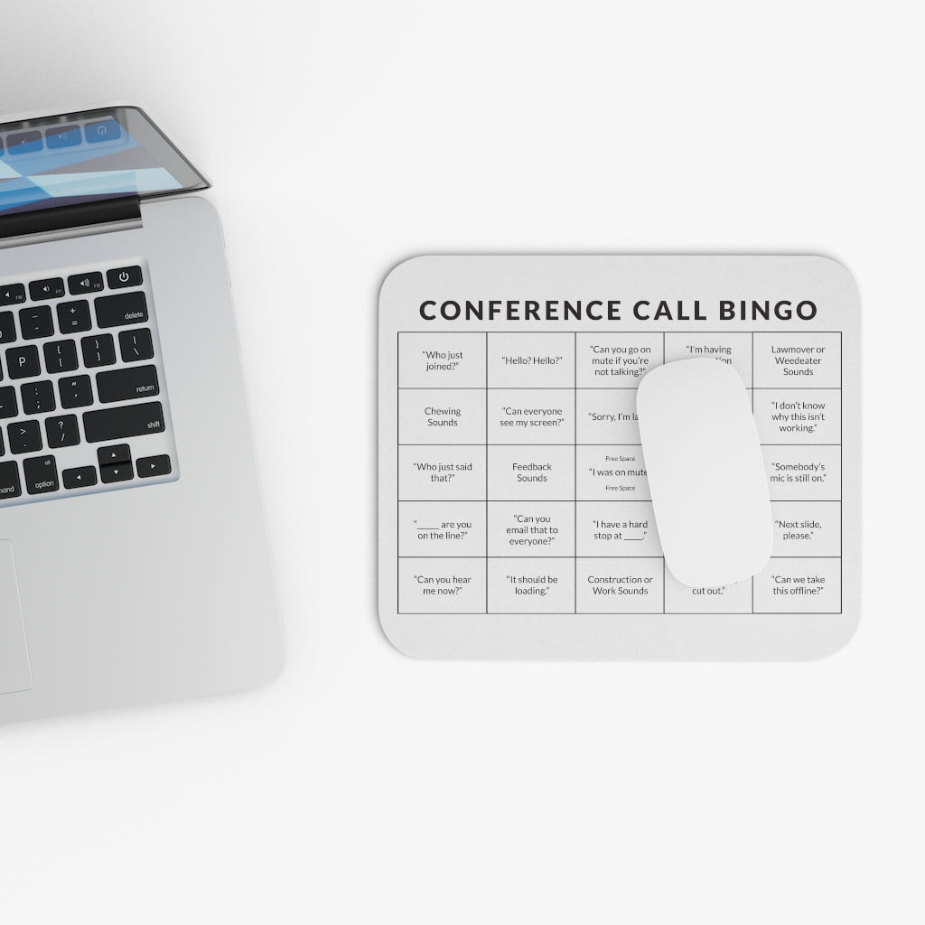 Conference Call Bingo Mouse Pad Conference Call Bingo Mouse Pad