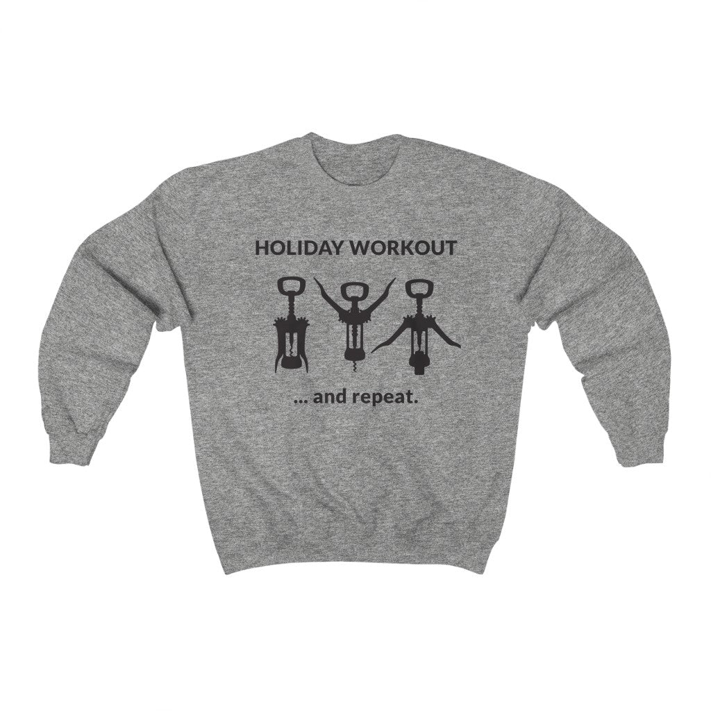 Holiday Workout Crewneck Sweatshirt Holiday Workout Crewneck Sweatshirt