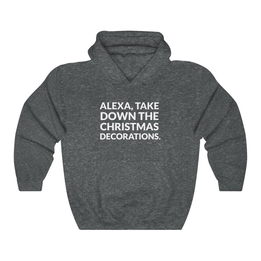 Alexa, The Christmas Decorations Hooded Sweatshirt Alexa, The Christmas Decorations Hooded Sweatshirt