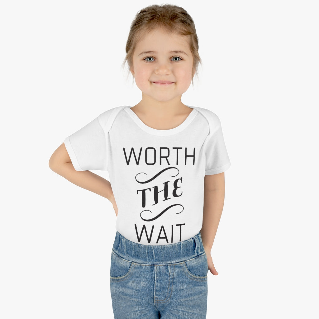 Worth The Wait Infant Onesie Worth The Wait Infant Onesie