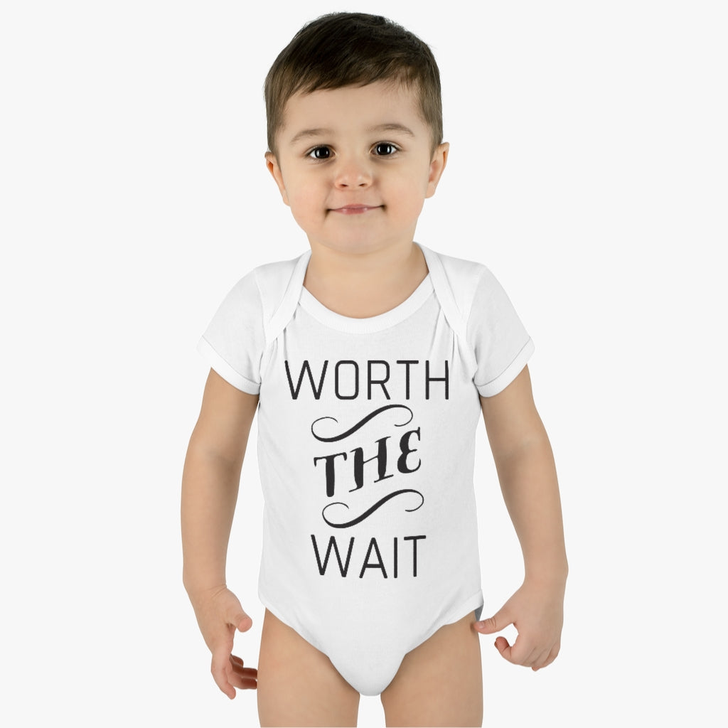 Worth The Wait Infant Onesie Worth The Wait Infant Onesie