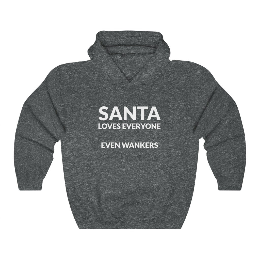 Santa Loves Everyone Hooded Sweatshirt Santa Loves Everyone Hooded Sweatshirt