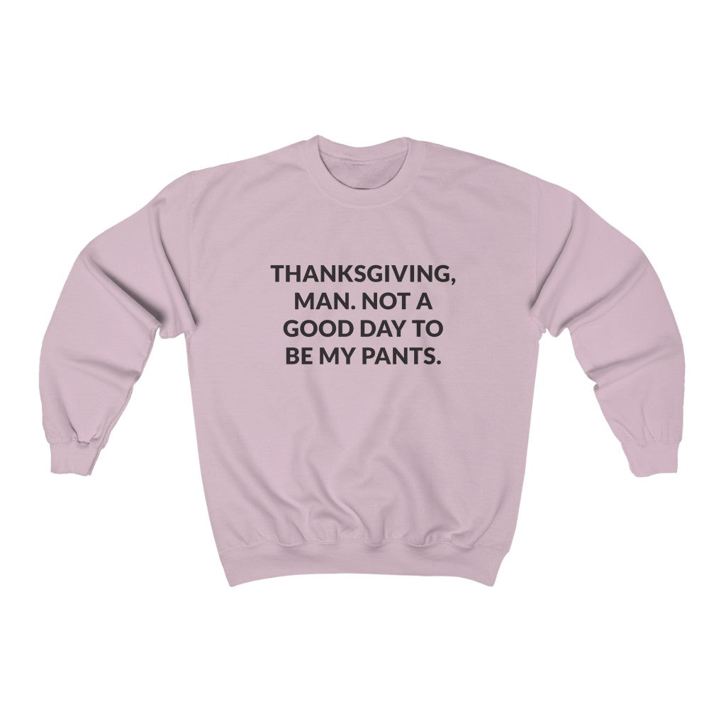 Thanksgiving, Man Crewneck Sweatshirt Thanksgiving, Man Crewneck Sweatshirt