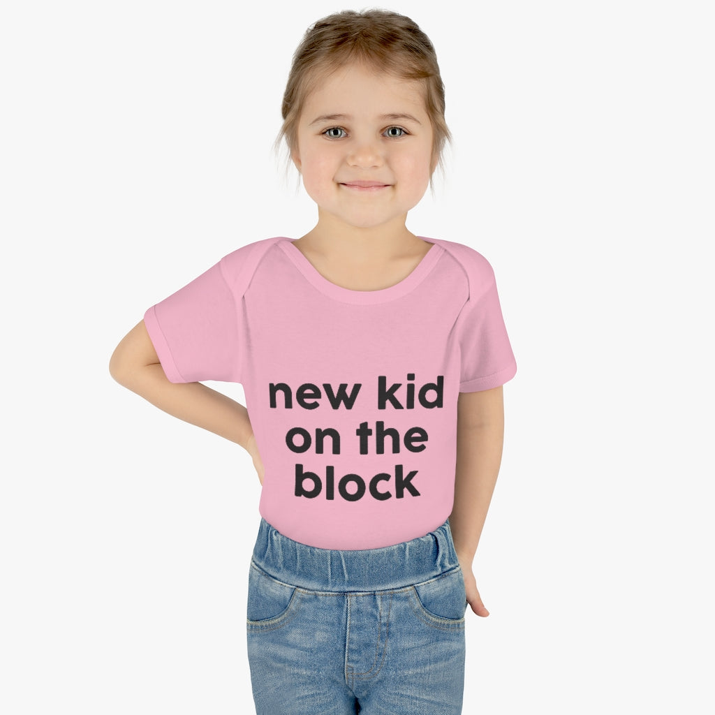 New Kid On The Block Infant Onesie New Kid On The Block Infant Onesie