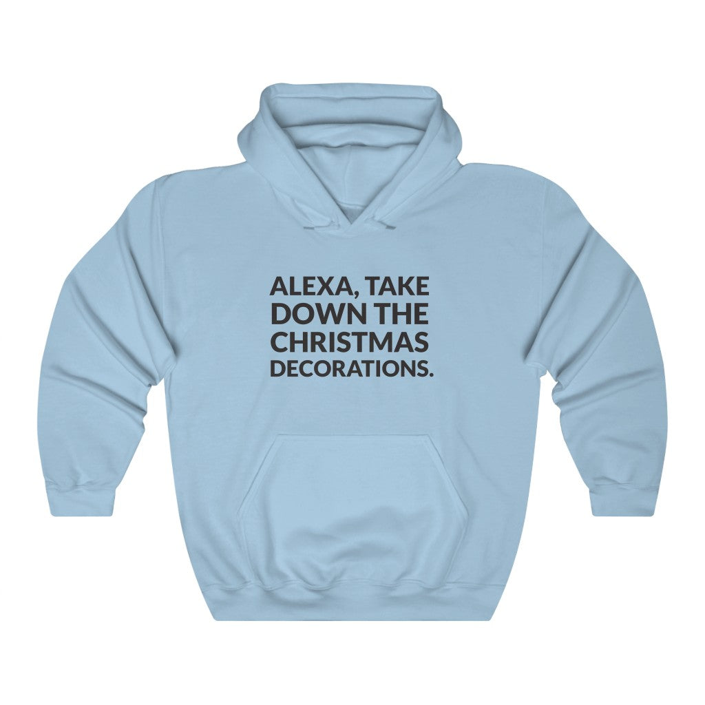 Alexa, The Christmas Decorations Hooded Sweatshirt Alexa, The Christmas Decorations Hooded Sweatshirt