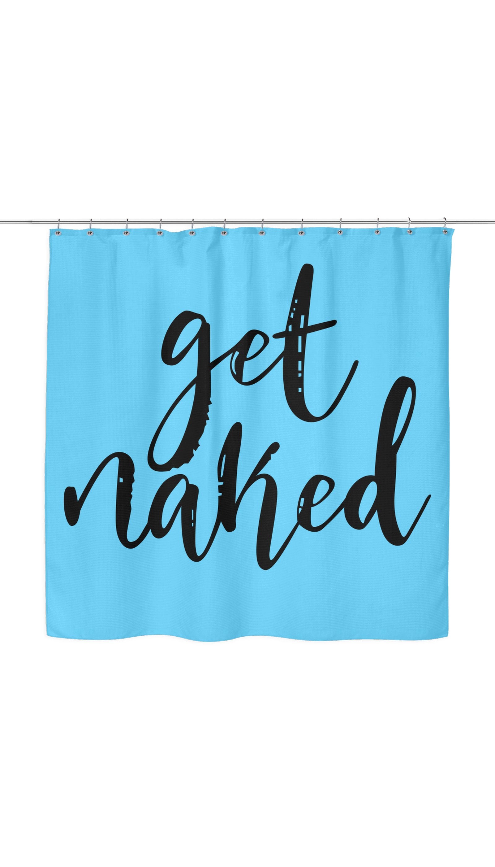 Get Naked Funny Shower Curtain Get Naked Shower Curtain