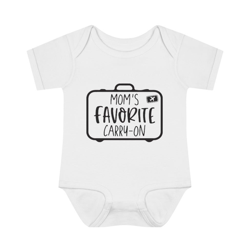 Mom's Favorite Carry-On Infant Onesie Mom's Favorite Carry-On Infant Onesie