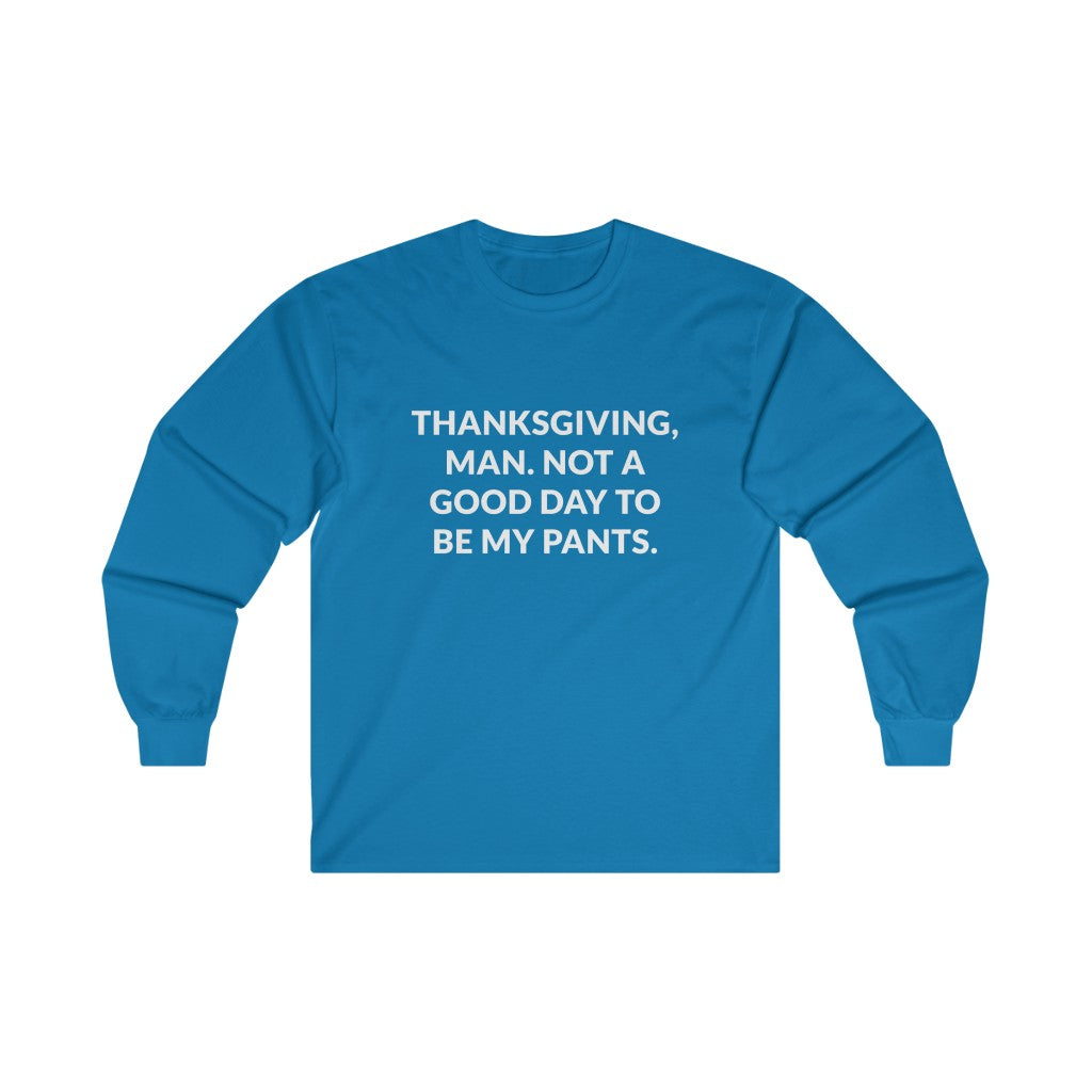 Thanksgiving, Man Long Sleeve Tee Thanksgiving, Man Long Sleeve Tee
