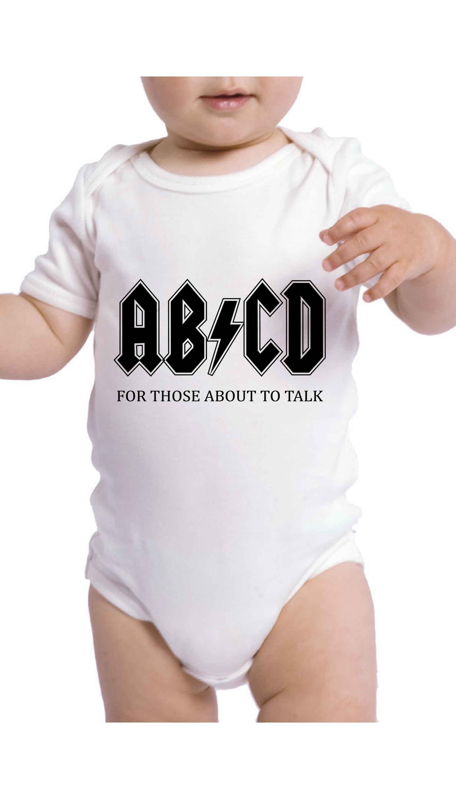 ABCD Infant Onesie ABCD Funny Baby Infant Onesie