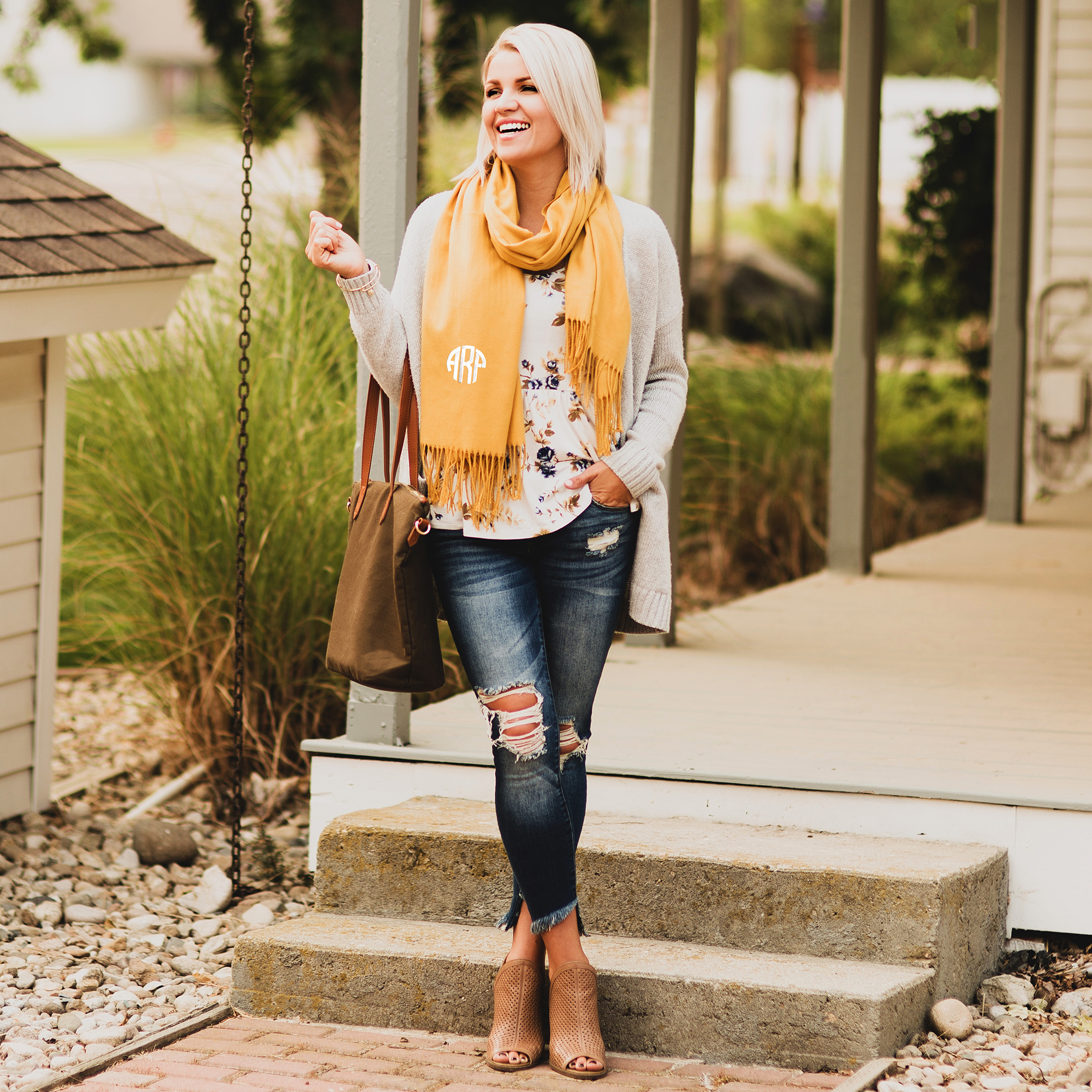 Monogram Adult Scarf Monogram Adult Scarf