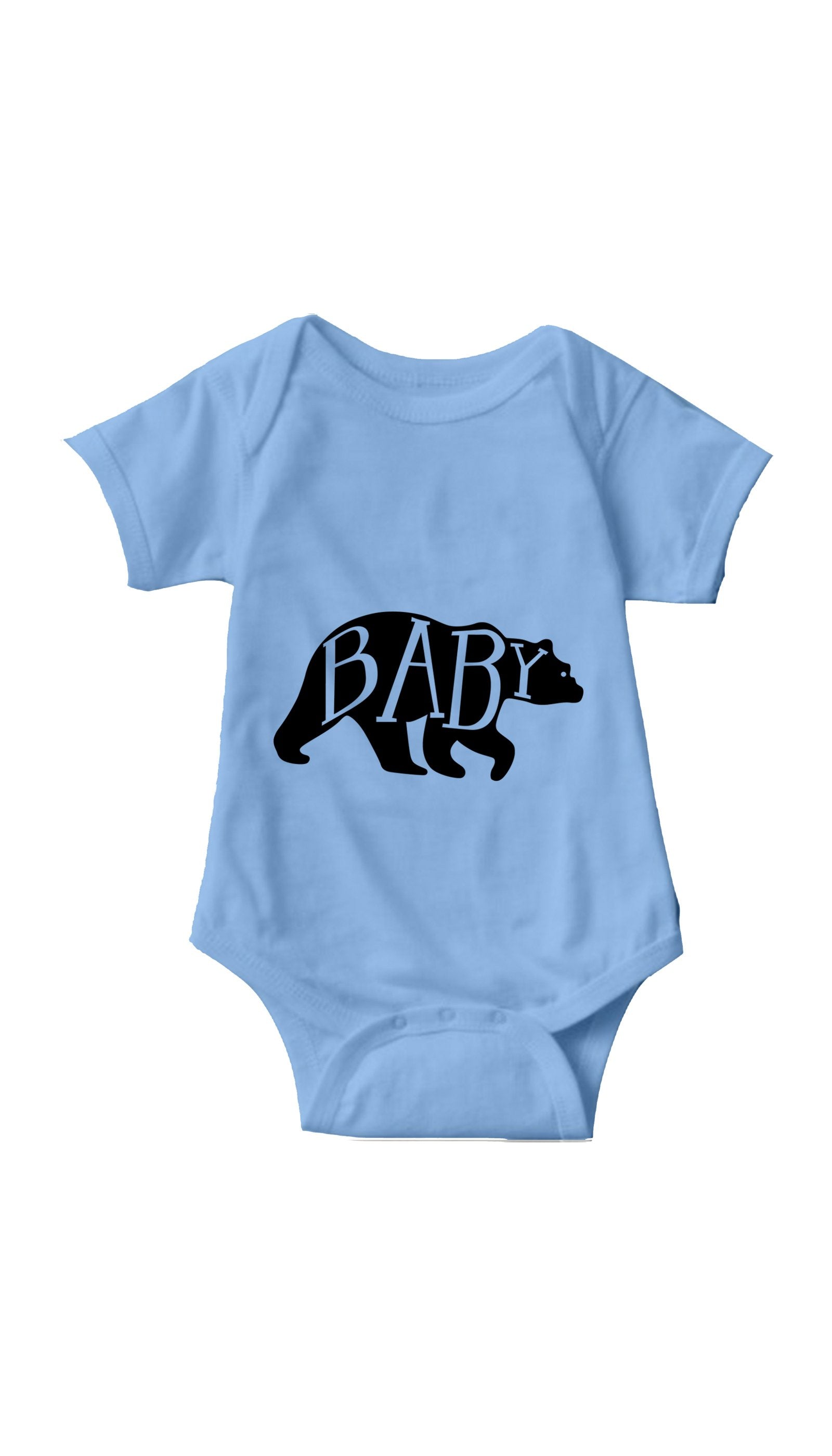 Baby Bear Cute Infant Onesie Baby Bear Light Blue Infant Onesie | Sarcastic ME