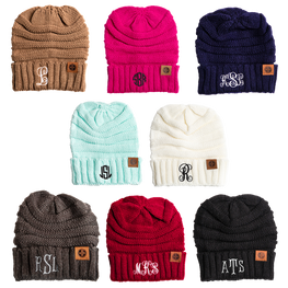 Monogram Adult Beanie