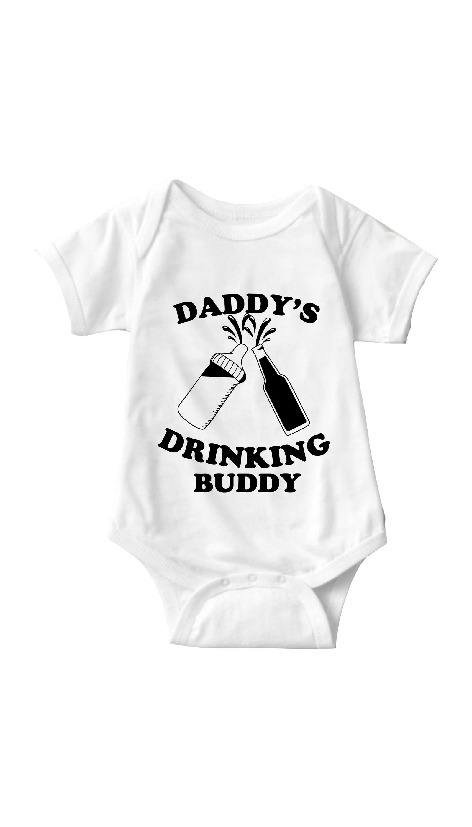 Daddy's Drinking Buddy Infant Onesie Daddy's Drinking Buddy White Infant Onesie | Sarcastic ME