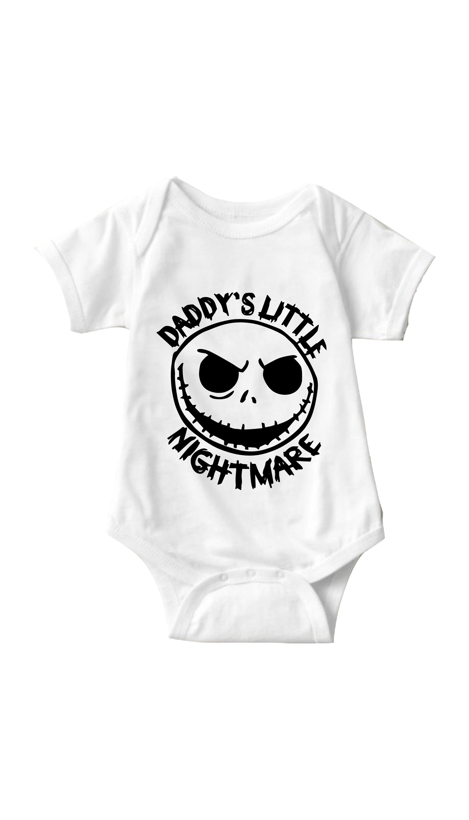 Daddy's Little Nightmare Infant Onesie Daddy's Little Nightmare White Infant Onesie | Sarcastic ME