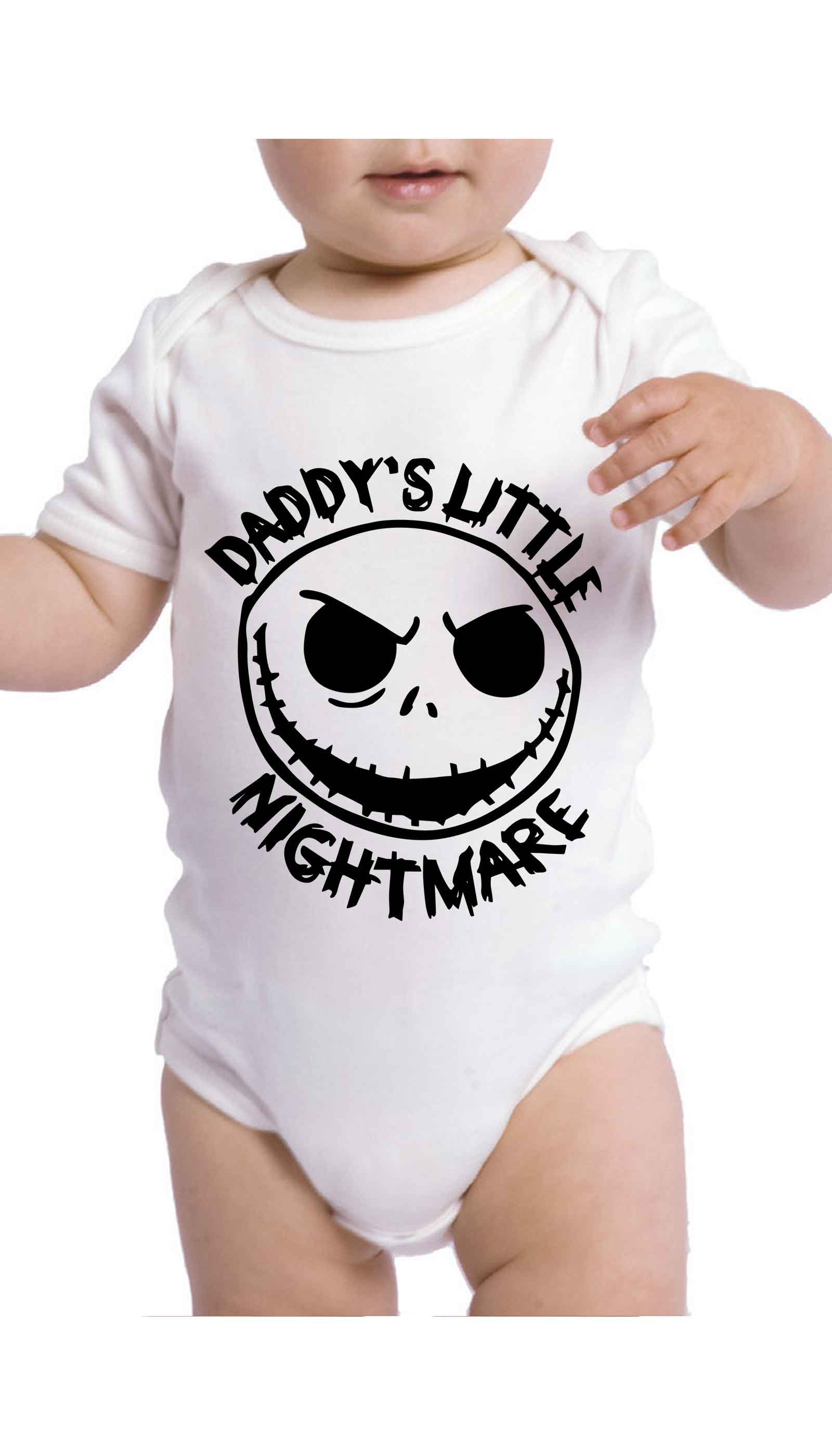 Daddy's Little Nightmare Infant Onesie Daddy's Little Nightmare Funny Baby Infant Onesie