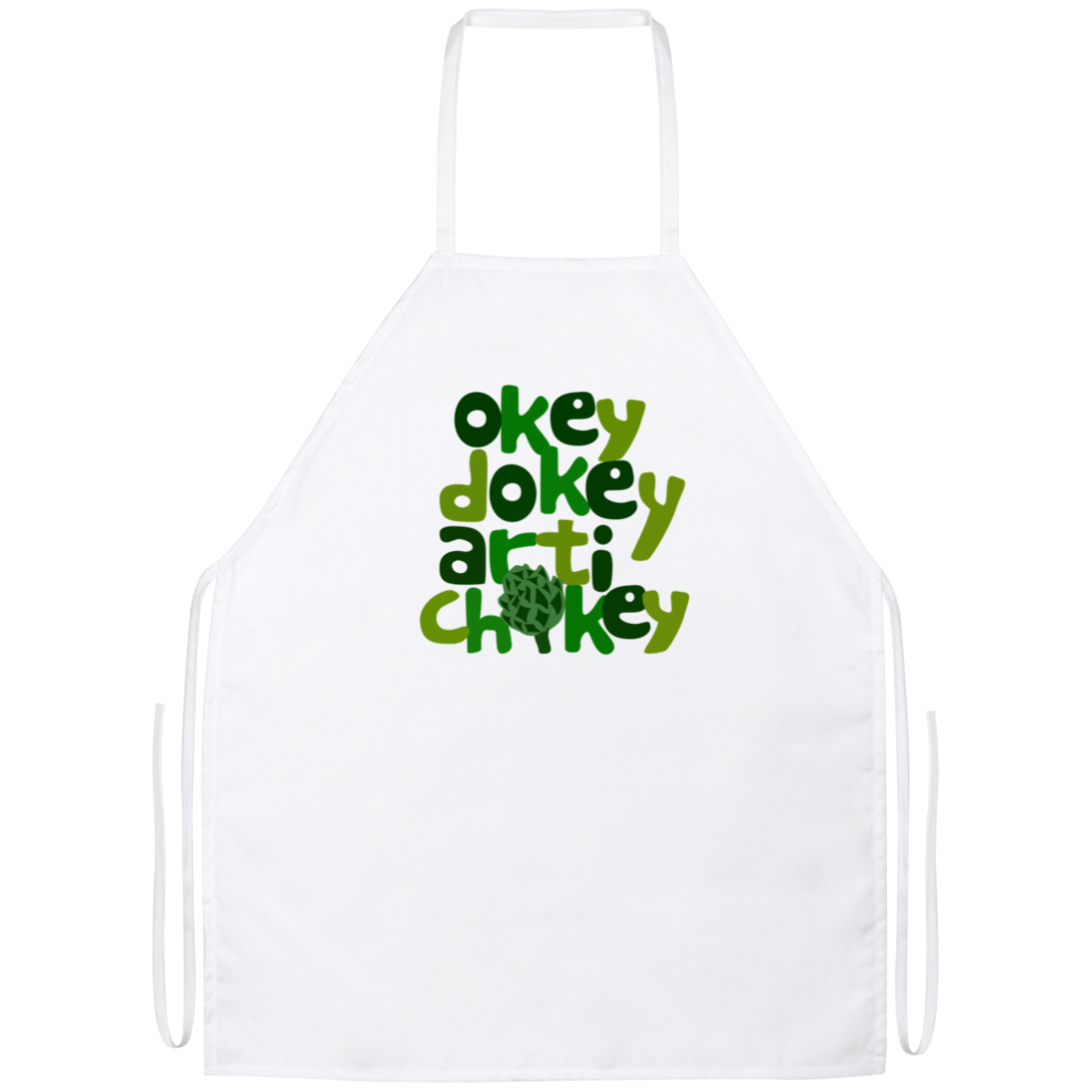 Okey Dokey Artichokey Funny Kitchen Apron Okey Dokey Artichokey Funny Kitchen Apron | Sarcastic Me