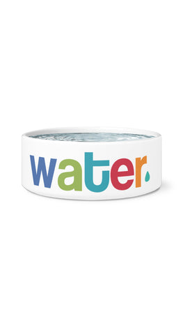 Water White Pet Bowl | Sarcastic Me