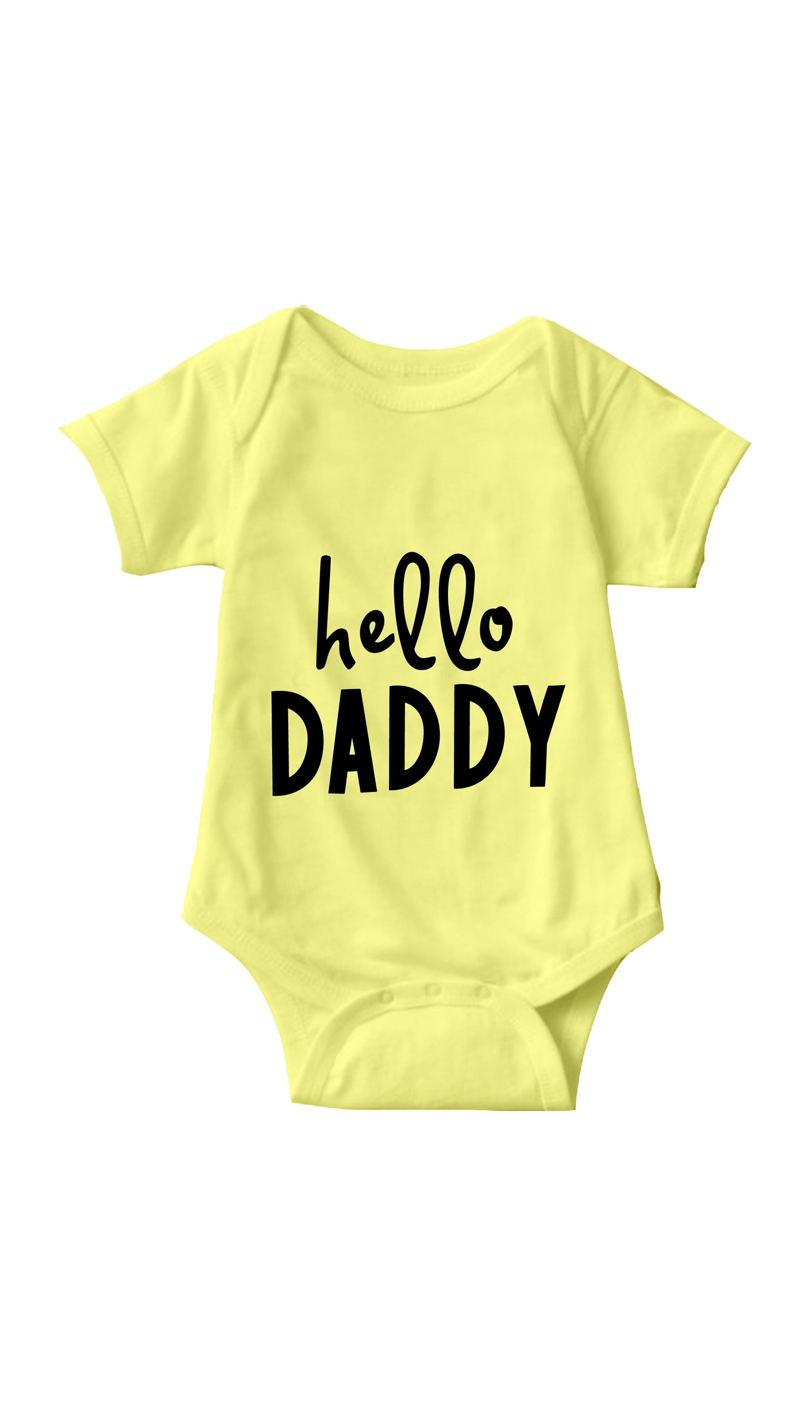 Hello Daddy Infant Onesie Hello Daddy Yellow Infant Onesie | Sarcastic ME