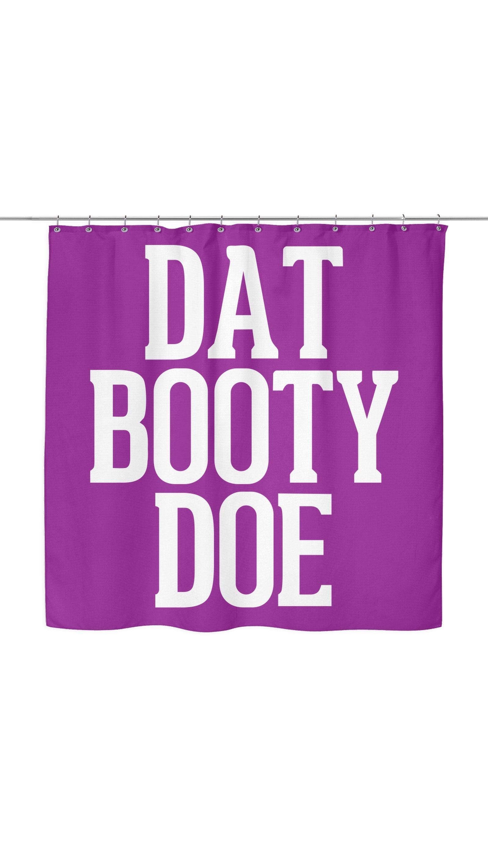 Dat Booty Doe Funny Shower Curtain Dat Booty Doe Shower Curtain