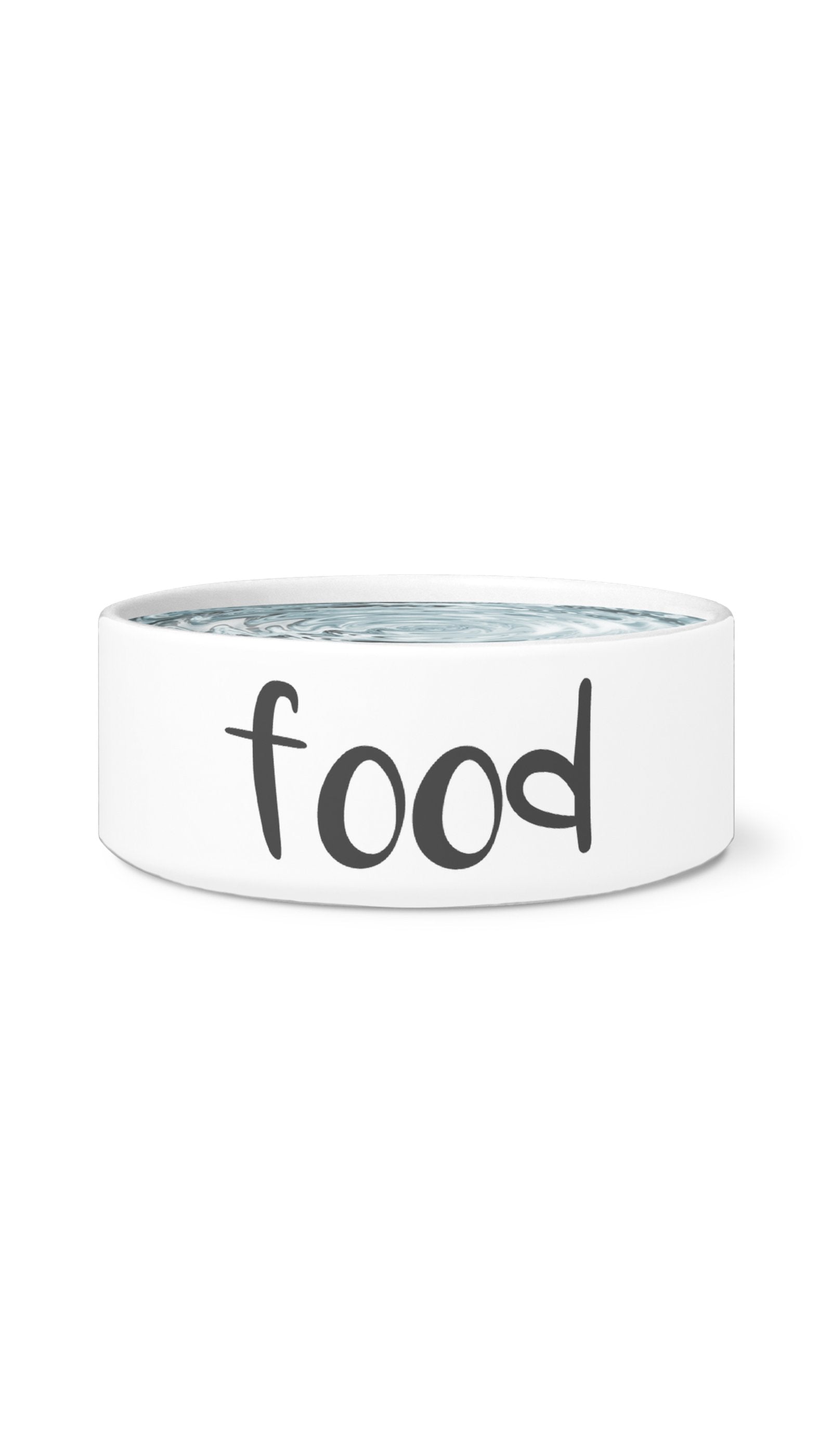 Food Pet Bowl Food White Pet Bowl | Sarcastic Me