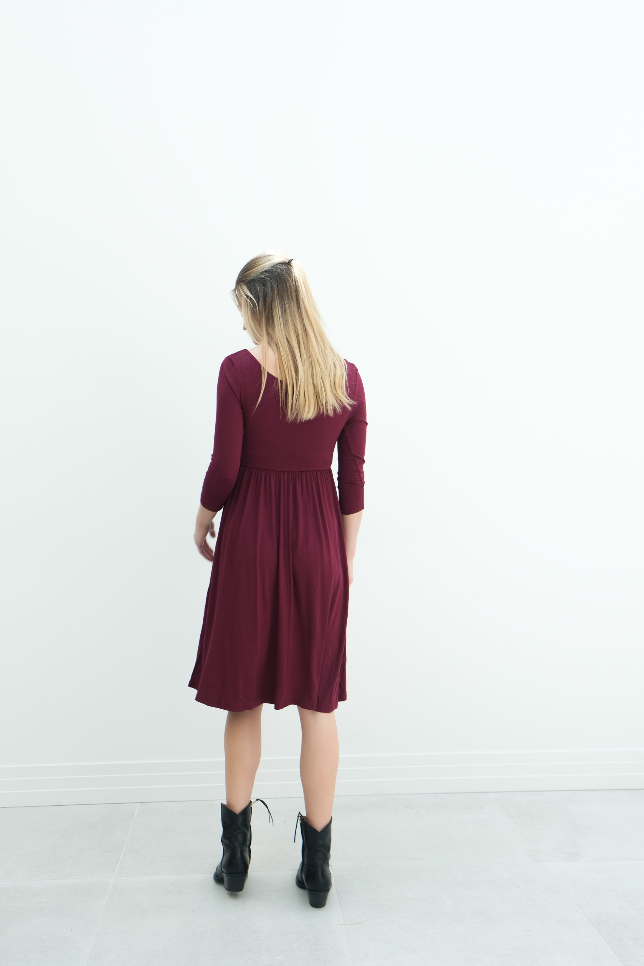 Tatiana | Long Sleeve Flowy Maternity Dress With Empire Waist Tatiana | Long Sleeve Flowy Maternity Dress With Empire Waist