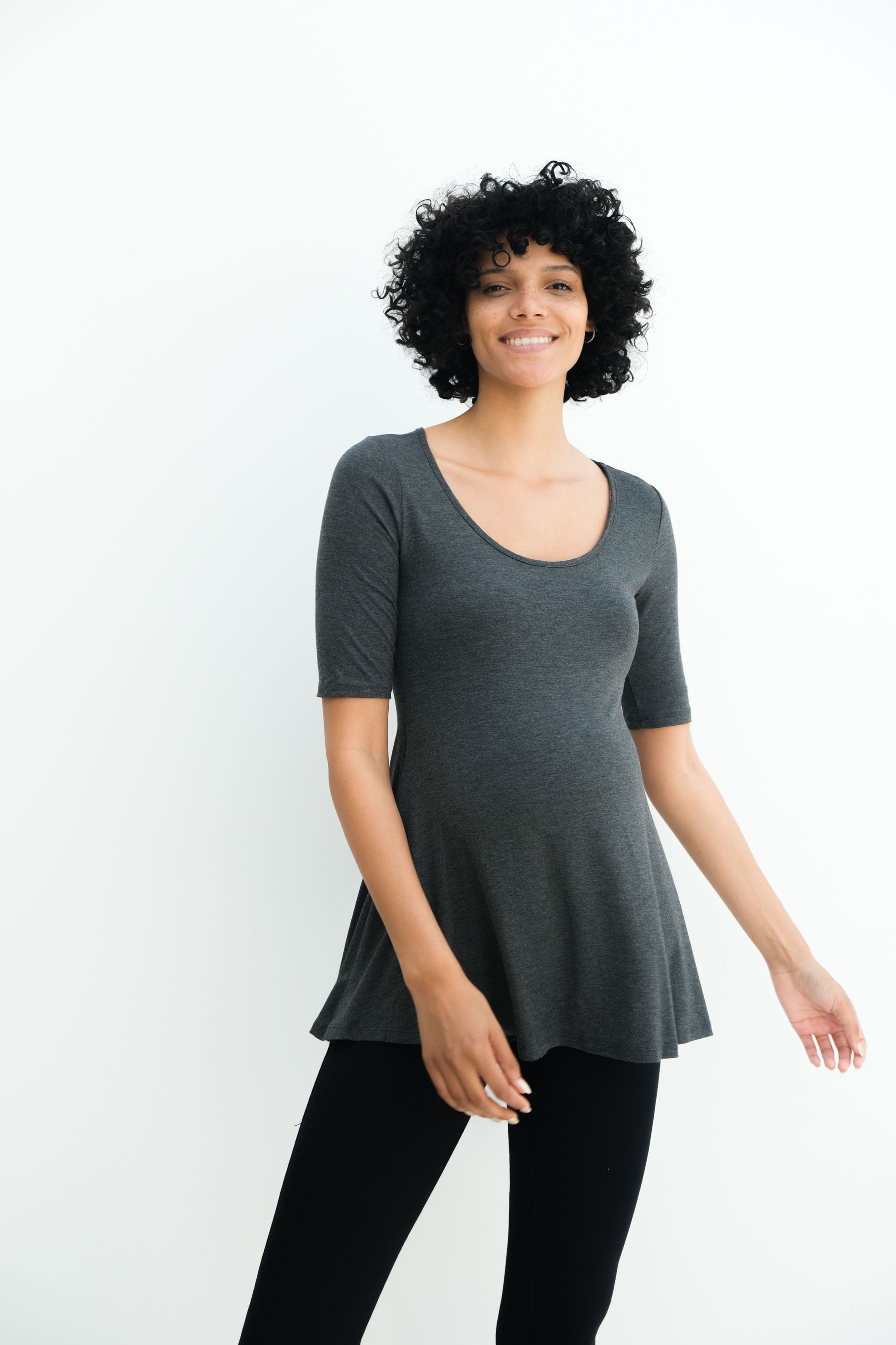 Tori | Cute Mini Fitted Maternity Dress With Short Sleeves Tori | Cute Mini Fitted Maternity Dress With Short Sleeves