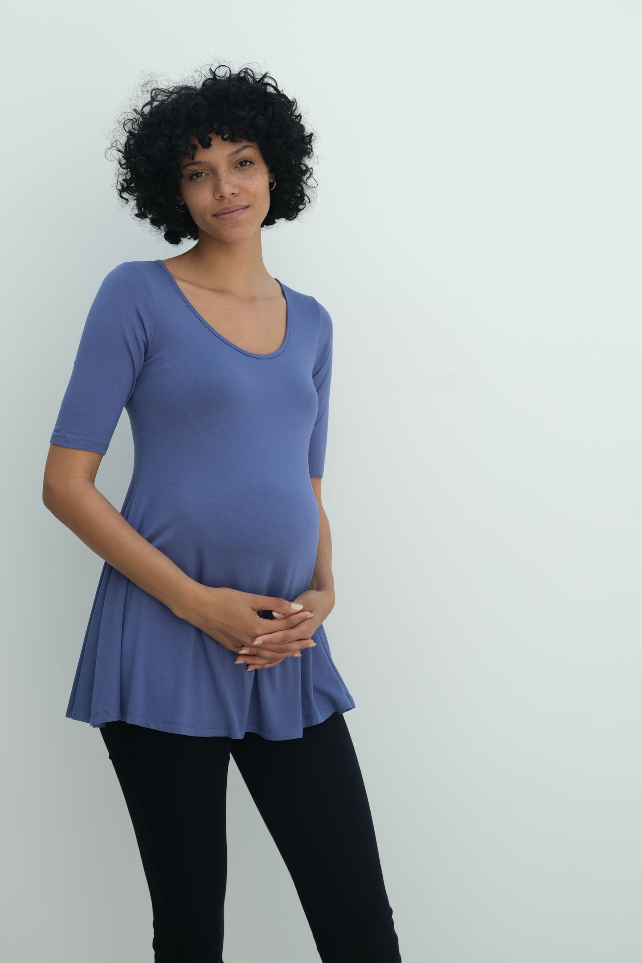 Tori | Cute Mini Fitted Maternity Dress With Short Sleeves Tori | Cute Mini Fitted Maternity Dress With Short Sleeves