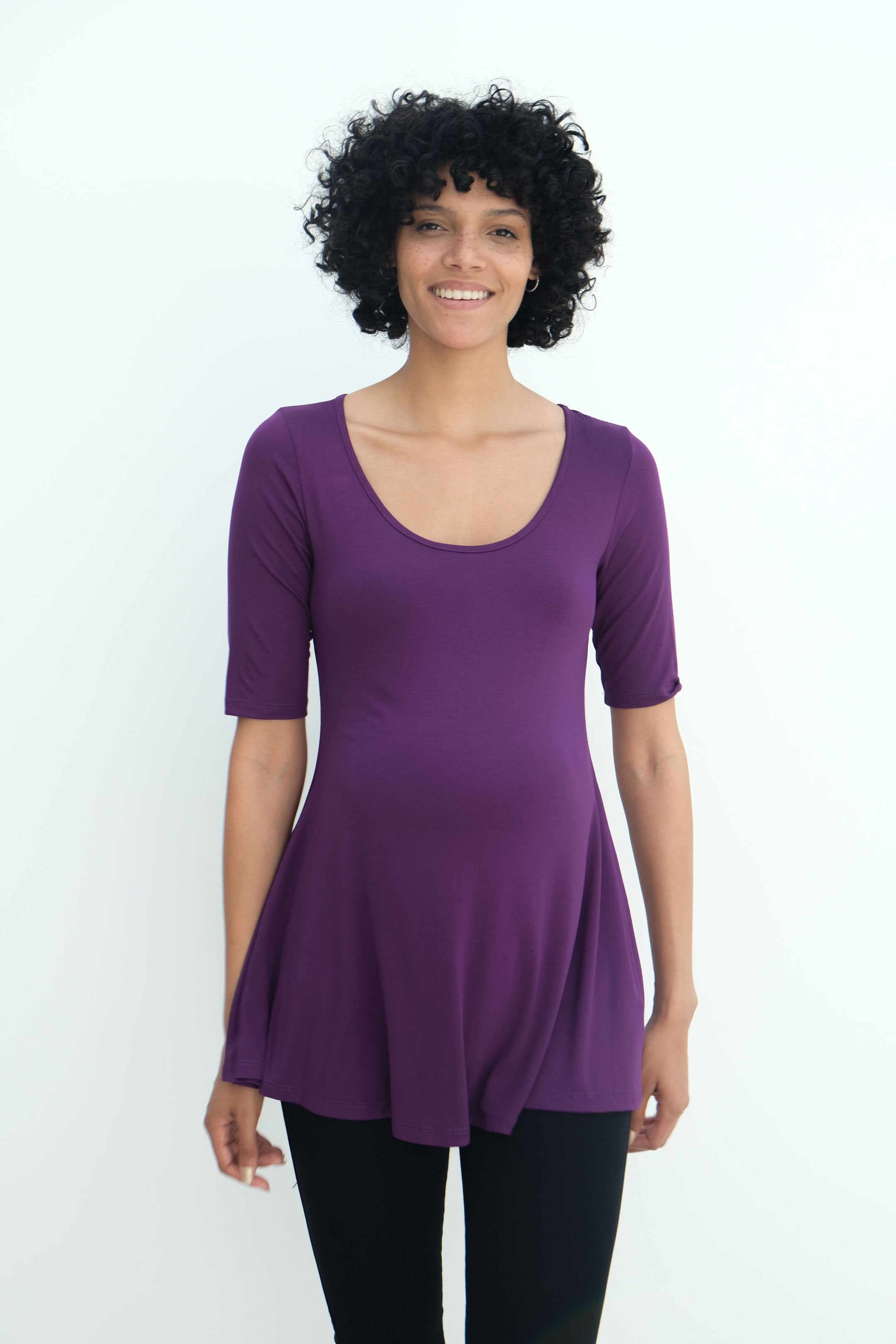 Tori | Cute Mini Fitted Maternity Dress With Short Sleeves Tori | Cute Mini Fitted Maternity Dress With Short Sleeves