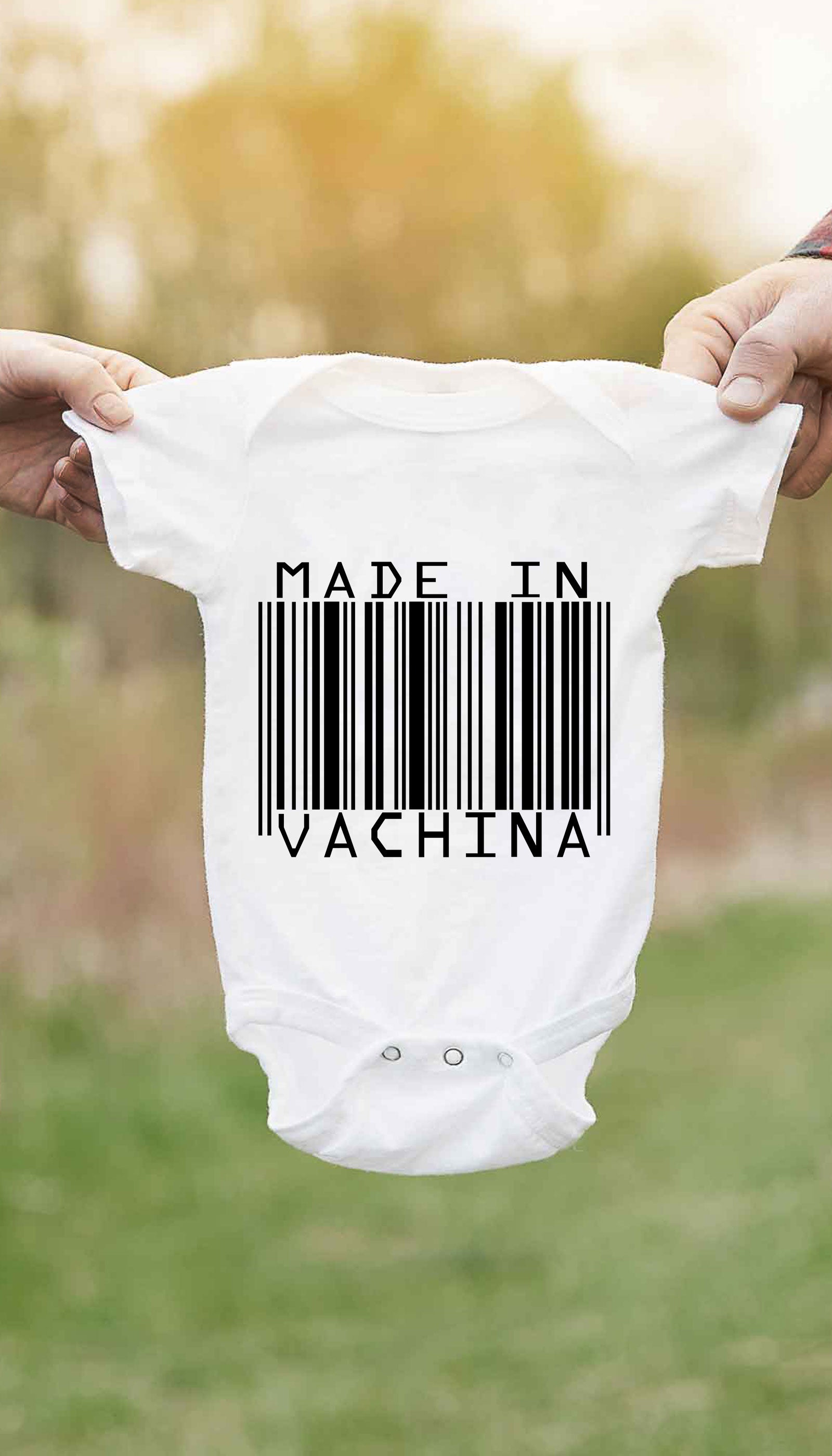 Made In Vachina Infant Onesie Made In Vachina Cute & Funny Baby Infant Onesie | Sarcastic ME