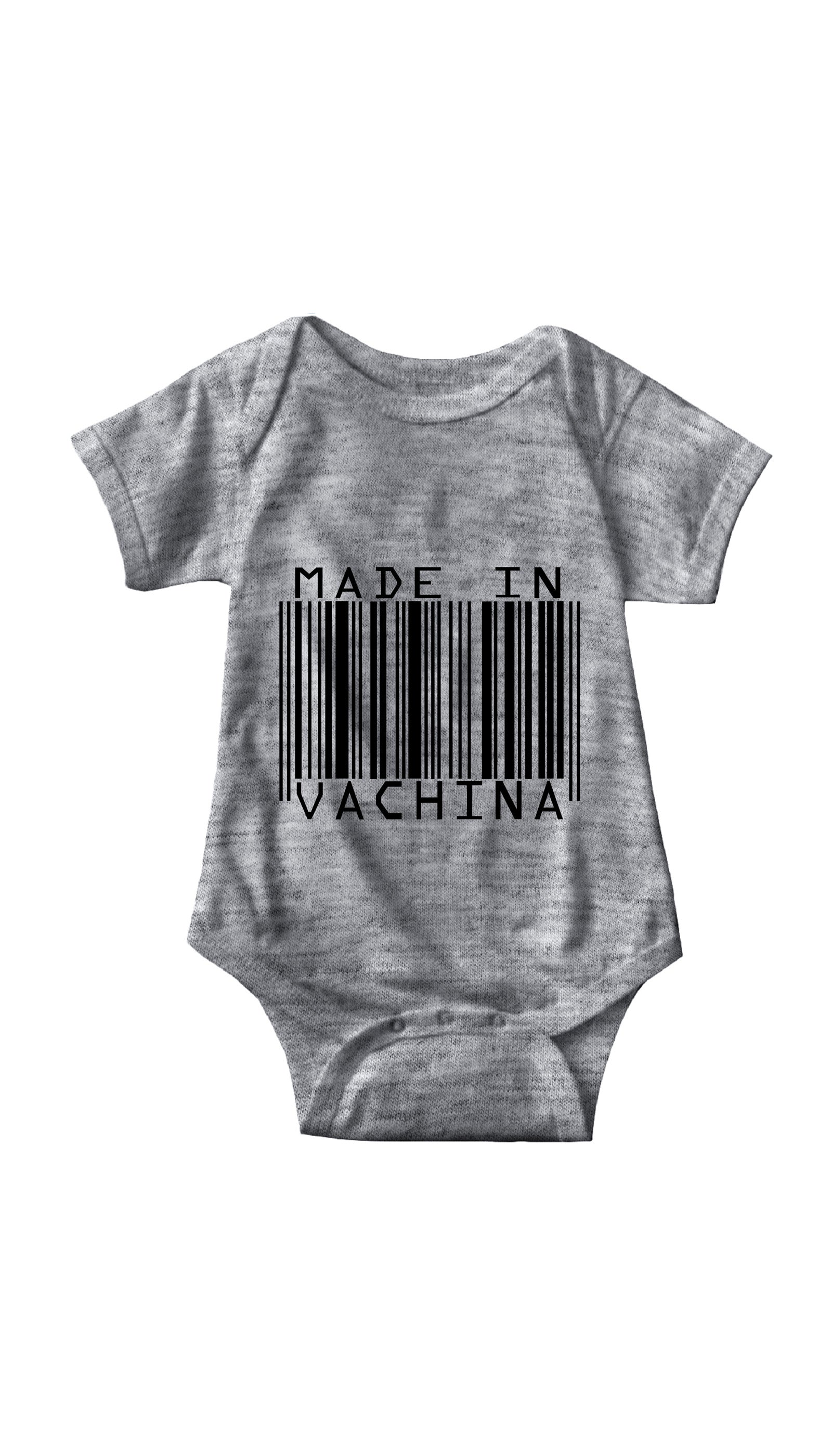 Made In Vachina Infant Onesie Made In Vachina Gray Infant Onesie | Sarcastic ME