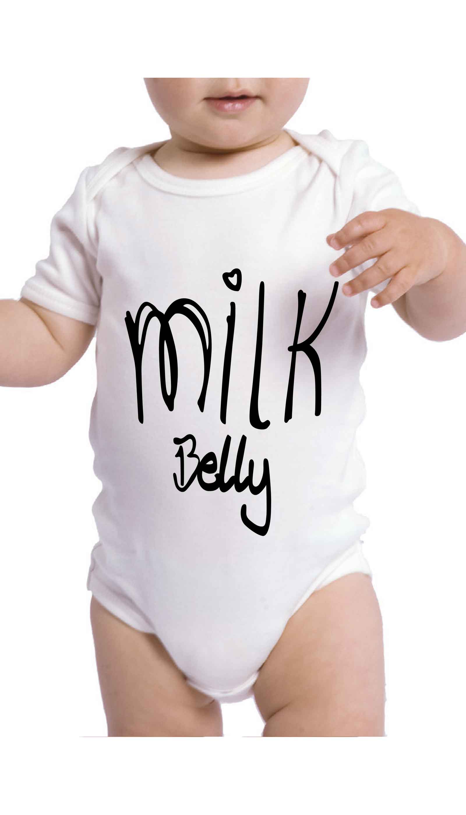 Milk Belly Infant Onesie Milk Belly Cute & Funny Baby Infant Onesie | Sarcastic ME