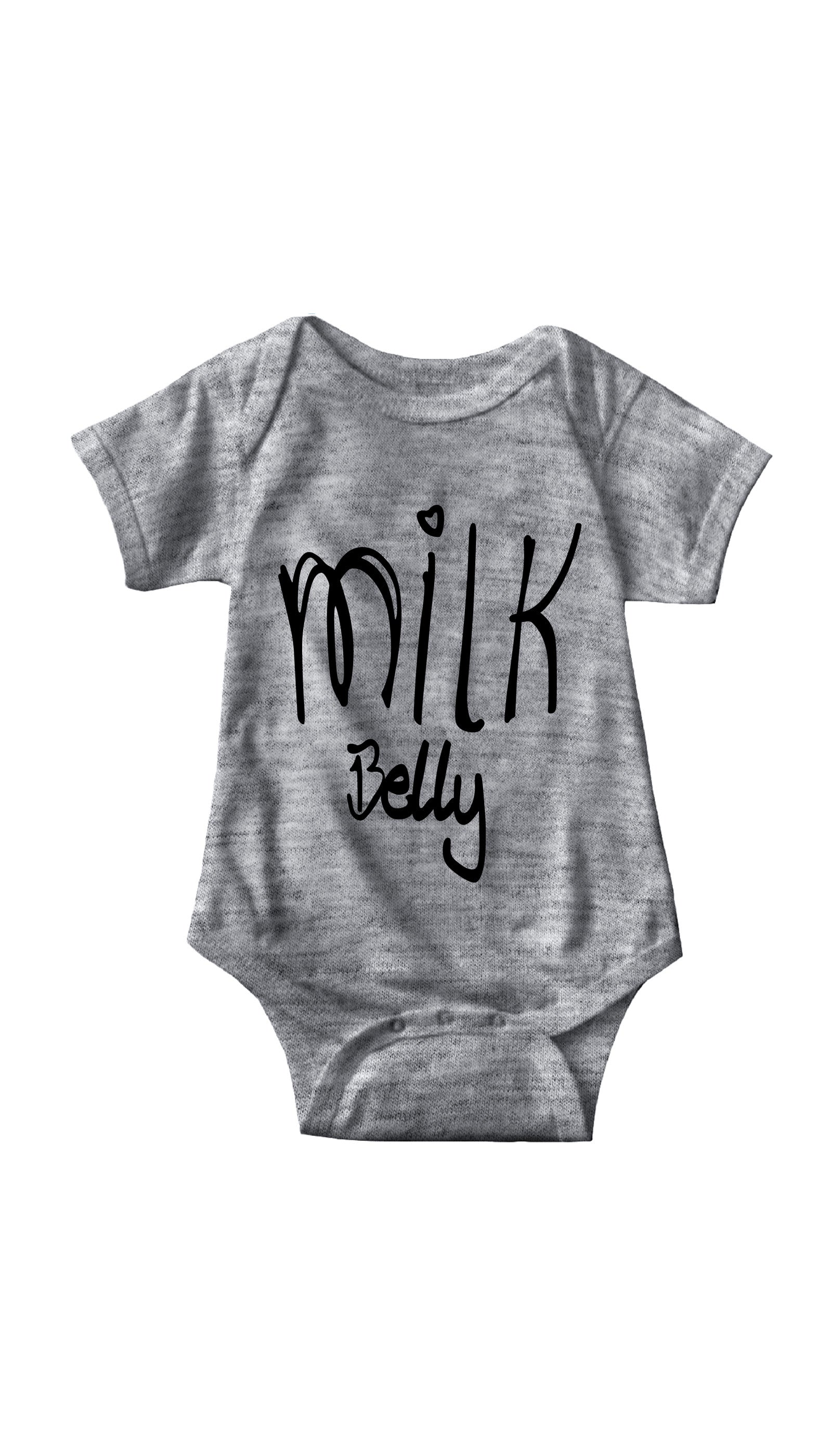 Milk Belly Infant Onesie Milk Belly Gray Infant Onesie | Sarcastic ME