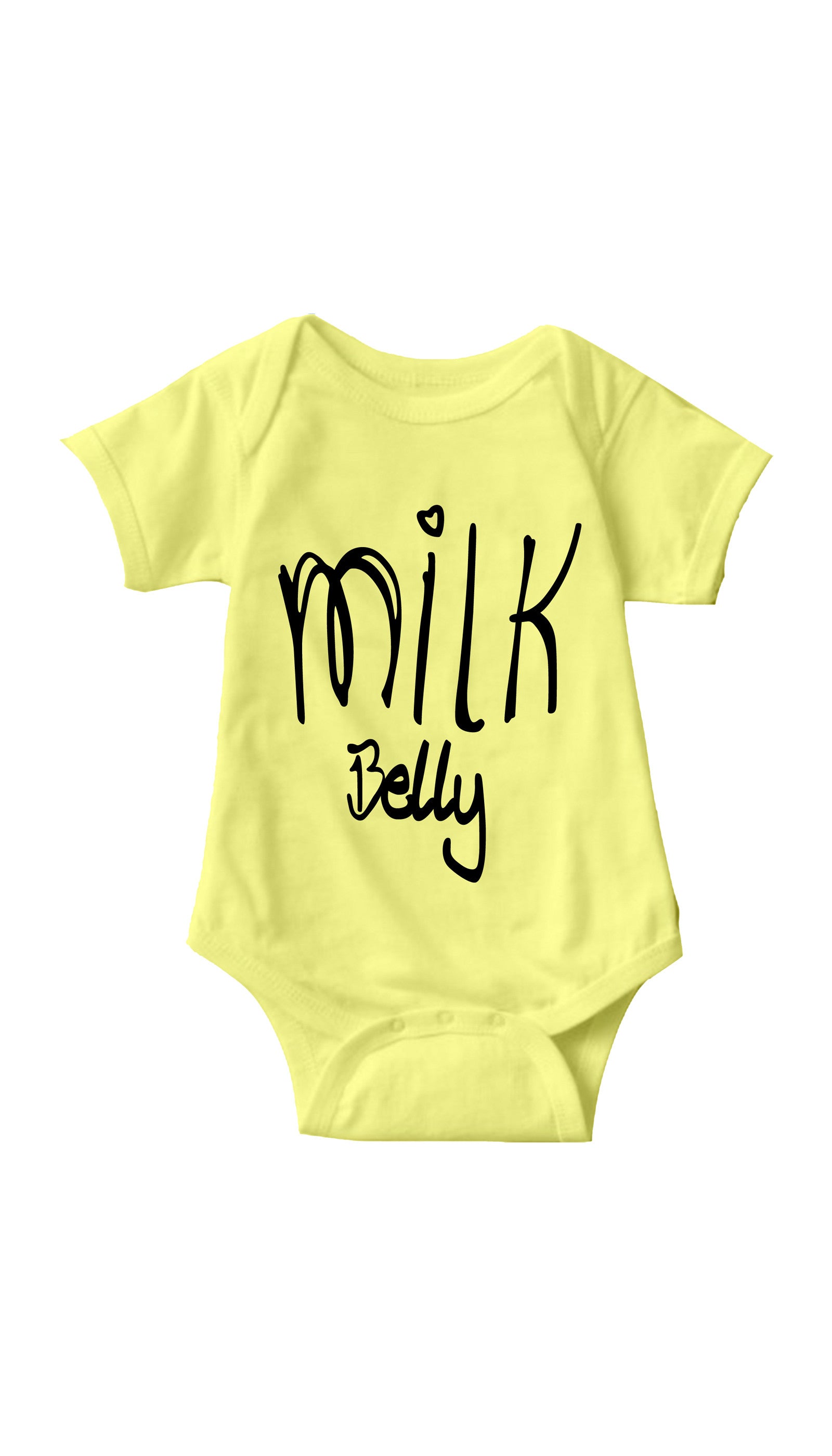 Milk Belly Infant Onesie Milk Belly Yellow Infant Onesie | Sarcastic ME