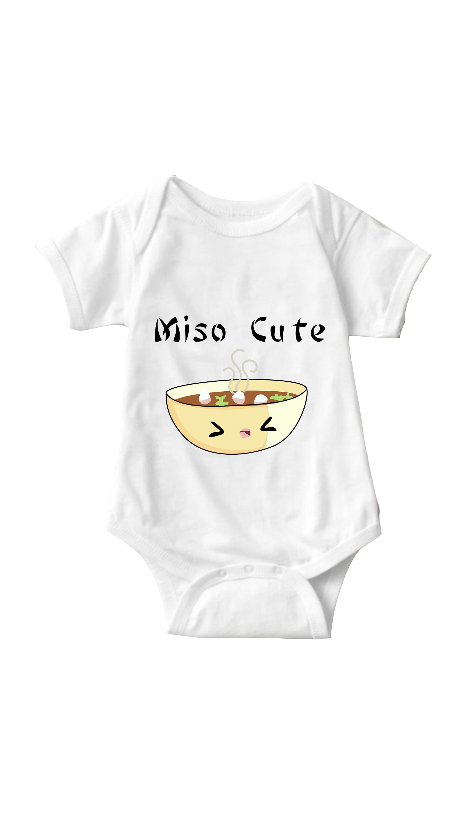 Miso Cute Funny Infant Onesie Miso Cute White Infant Onesie | Sarcastic ME