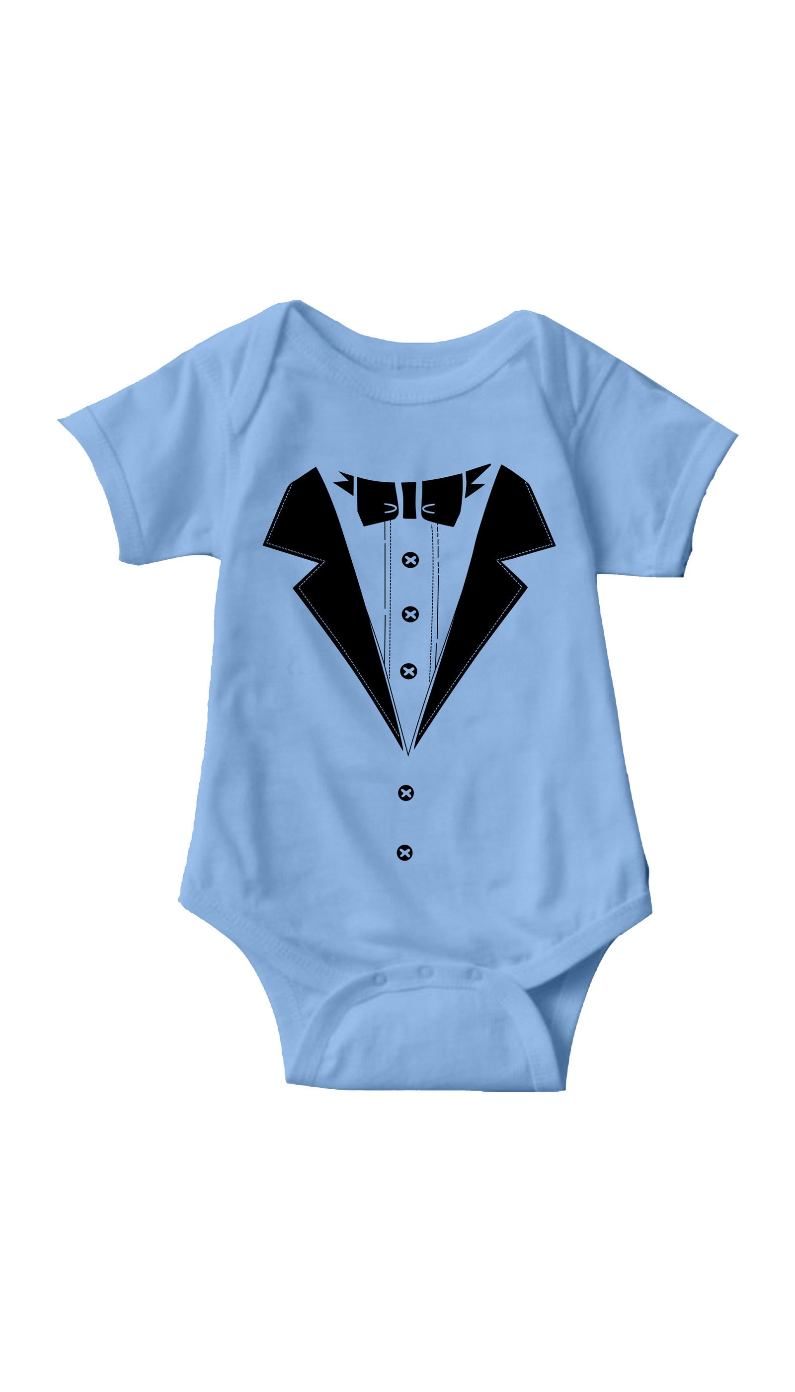 Tuxedo Infant Onesie Tuxedo Light Blue Infant Onesie | Sarcastic ME